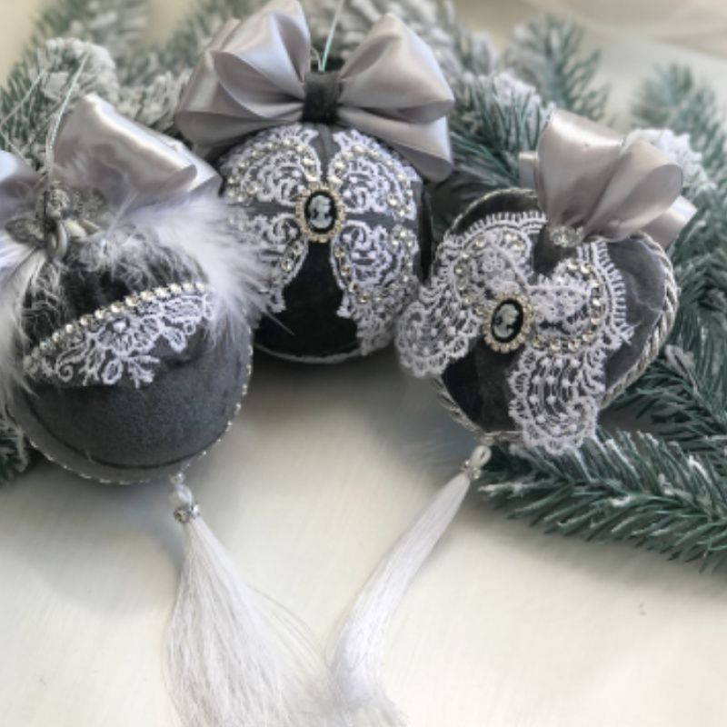 Новогодние Игрушки Из Бархата Новогодние Игрушки Из Бархата